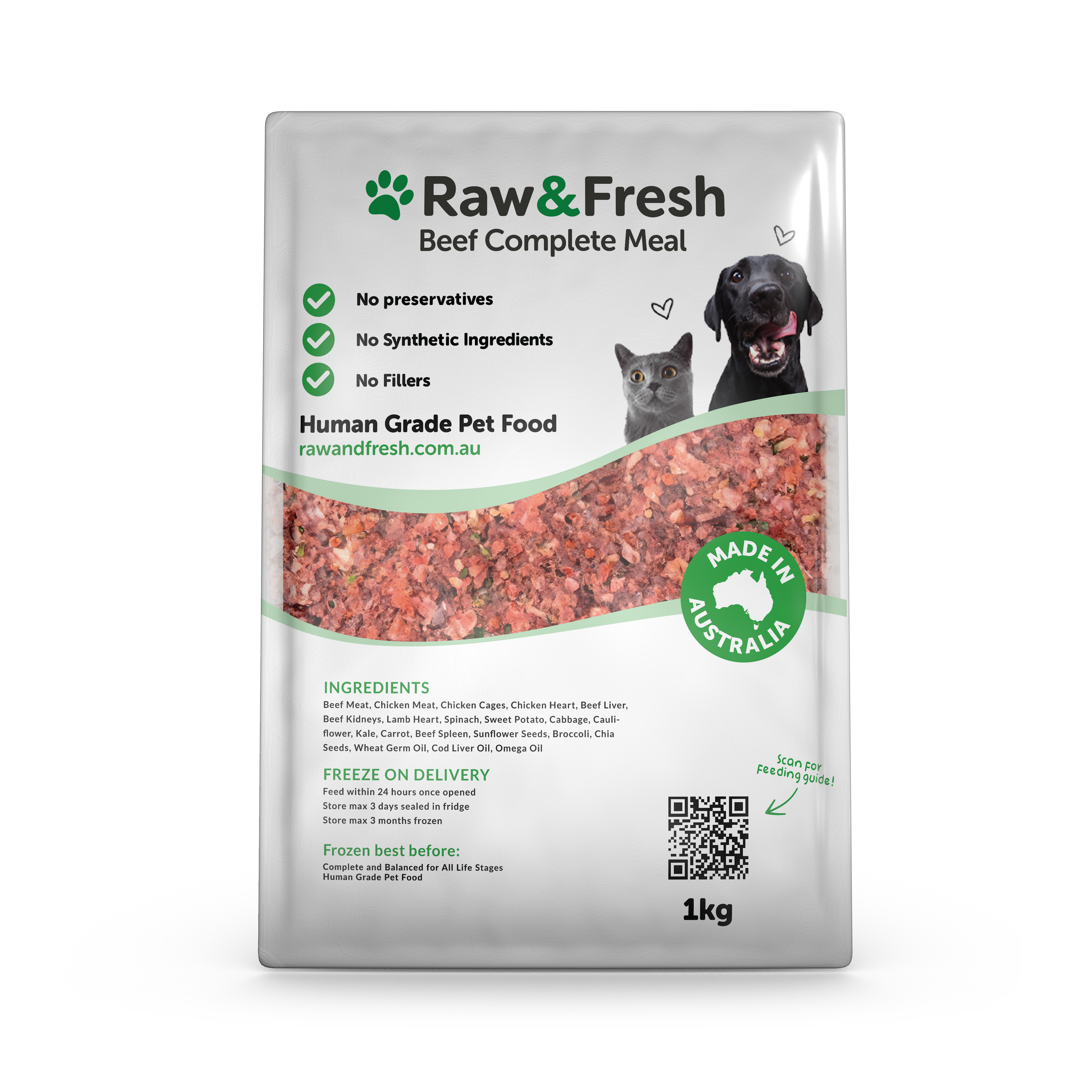 Beef Complete for Dogs - 1kg Pack