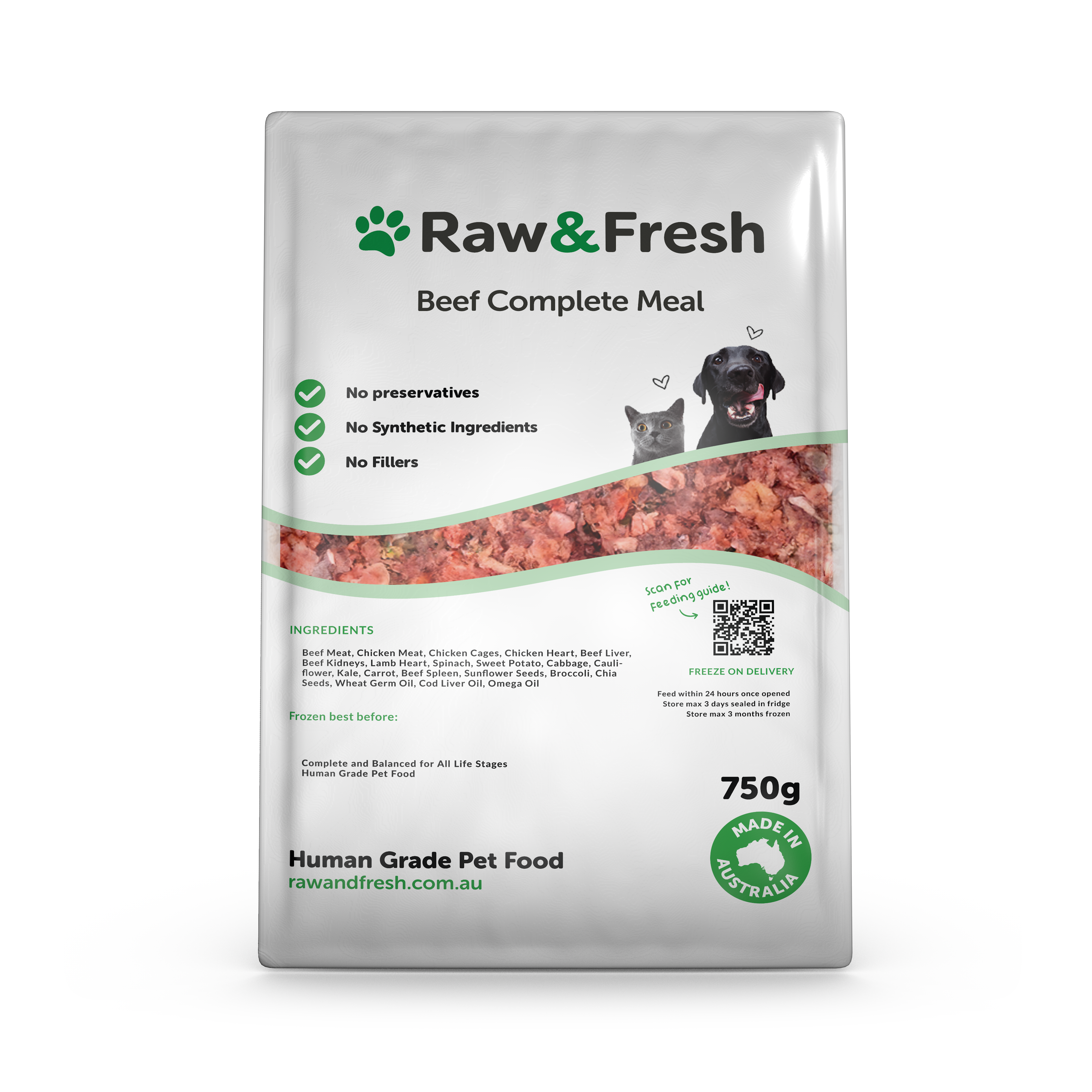 Beef Complete for Dogs - 750g Pack