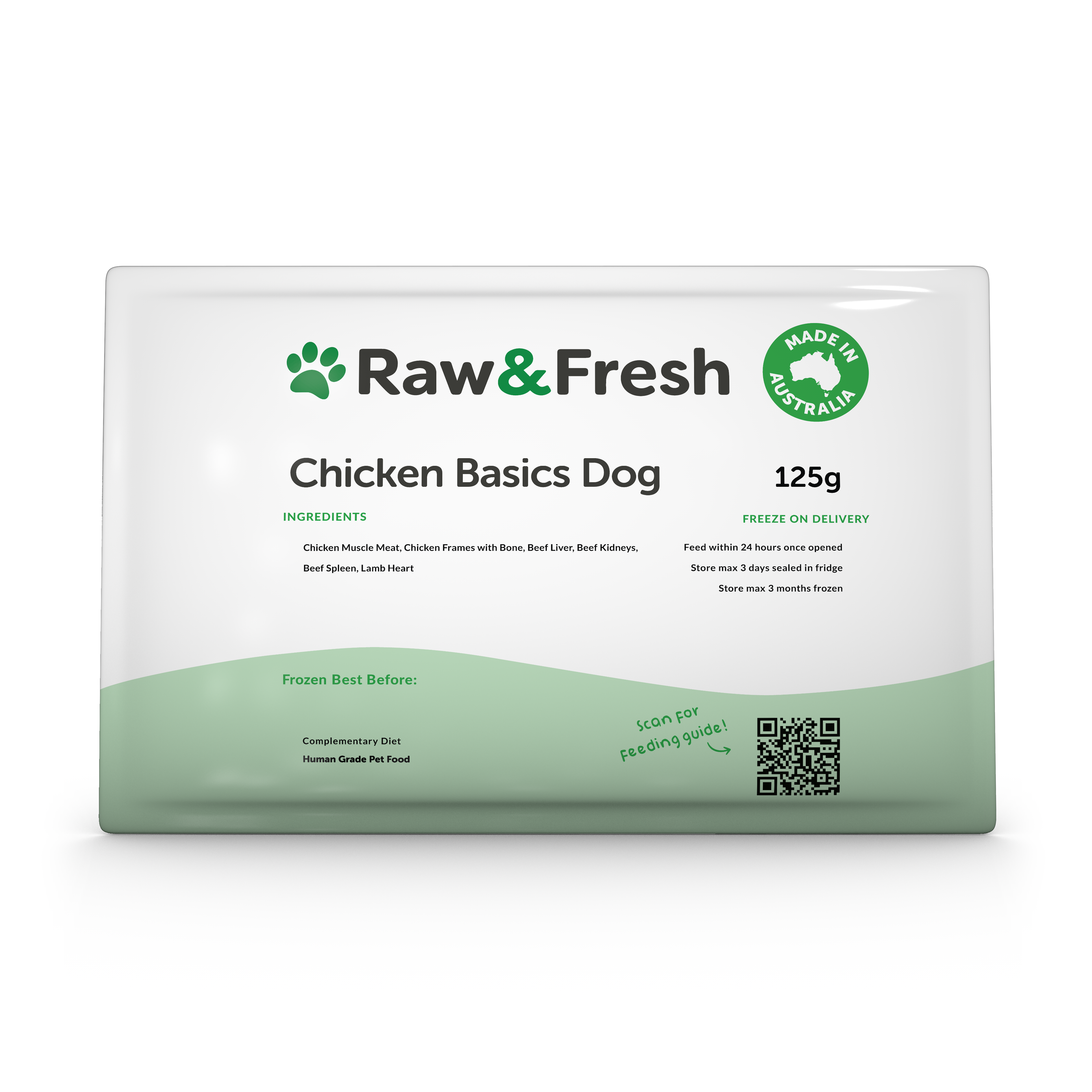 Chicken Basics Dog - 125g Pack