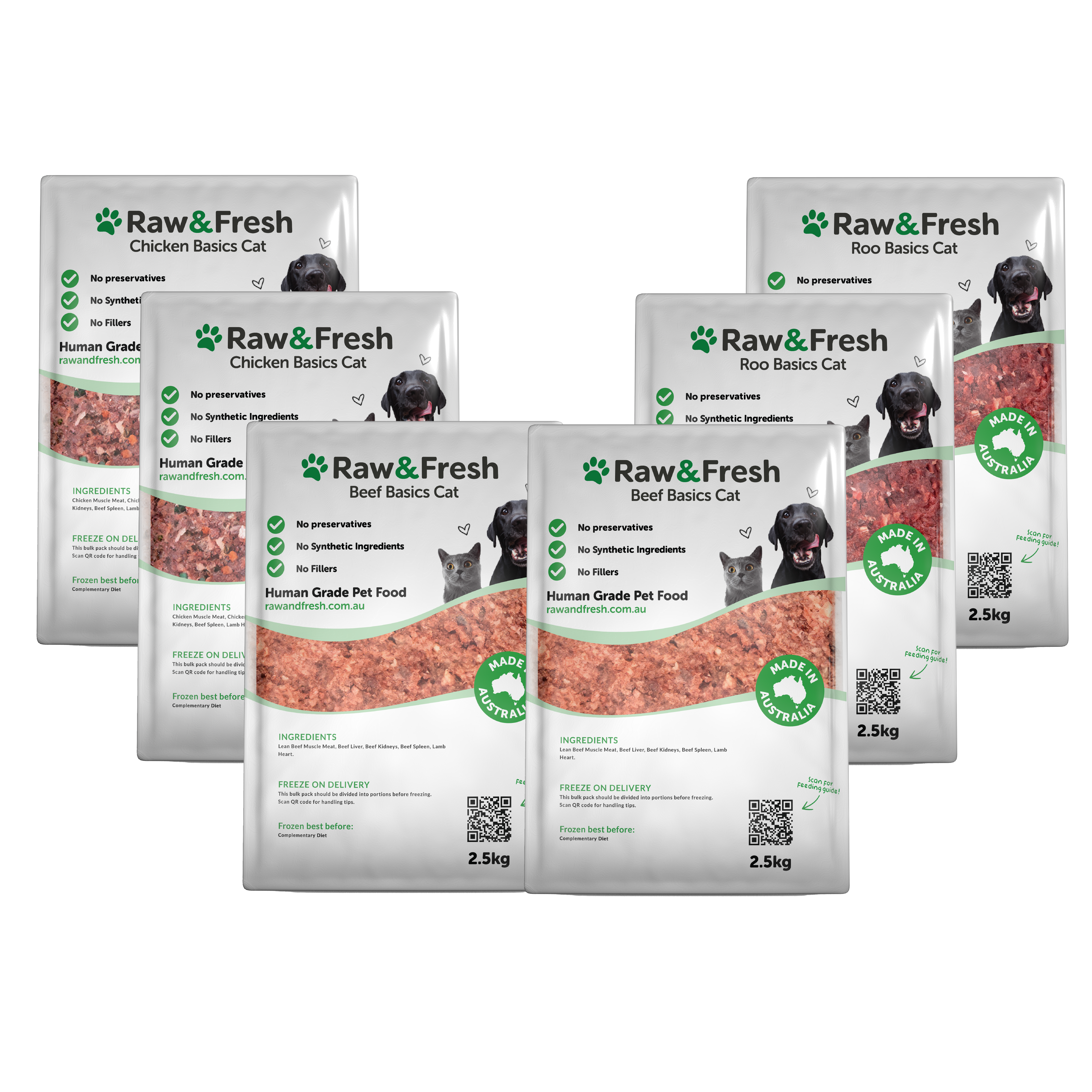 Multi Bulk Pack for Cats - 6x2.5kg Pack