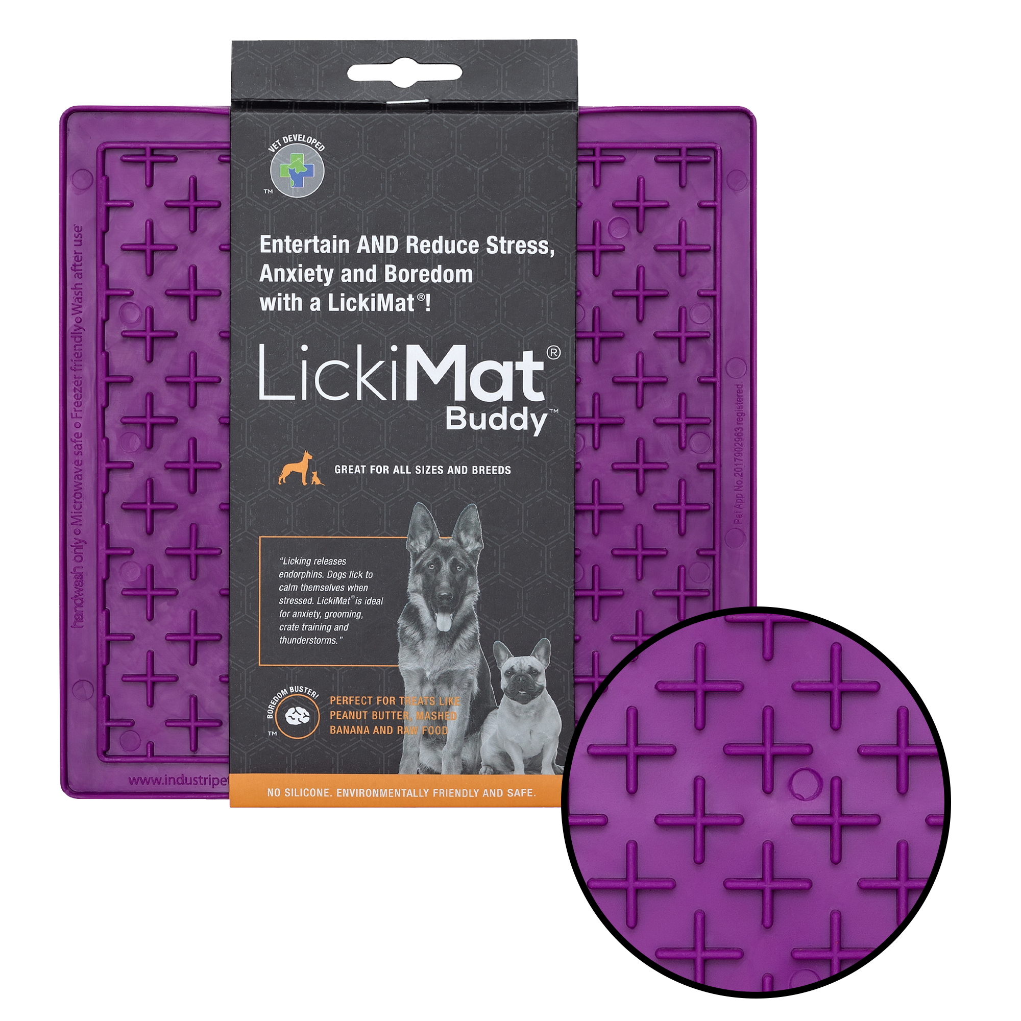 Purple LickiMat Buddy