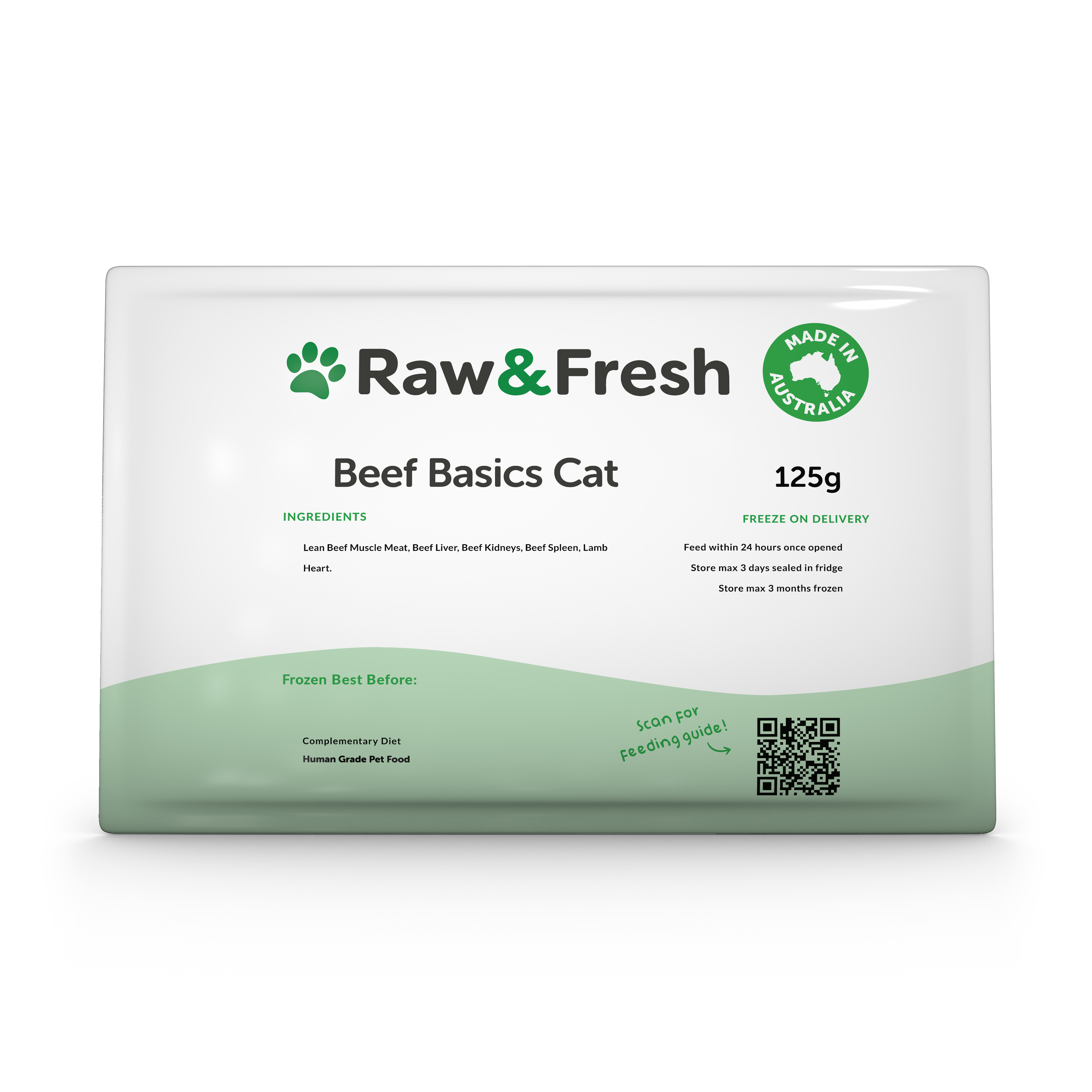 Beef Basics Cat - 125g Pack
