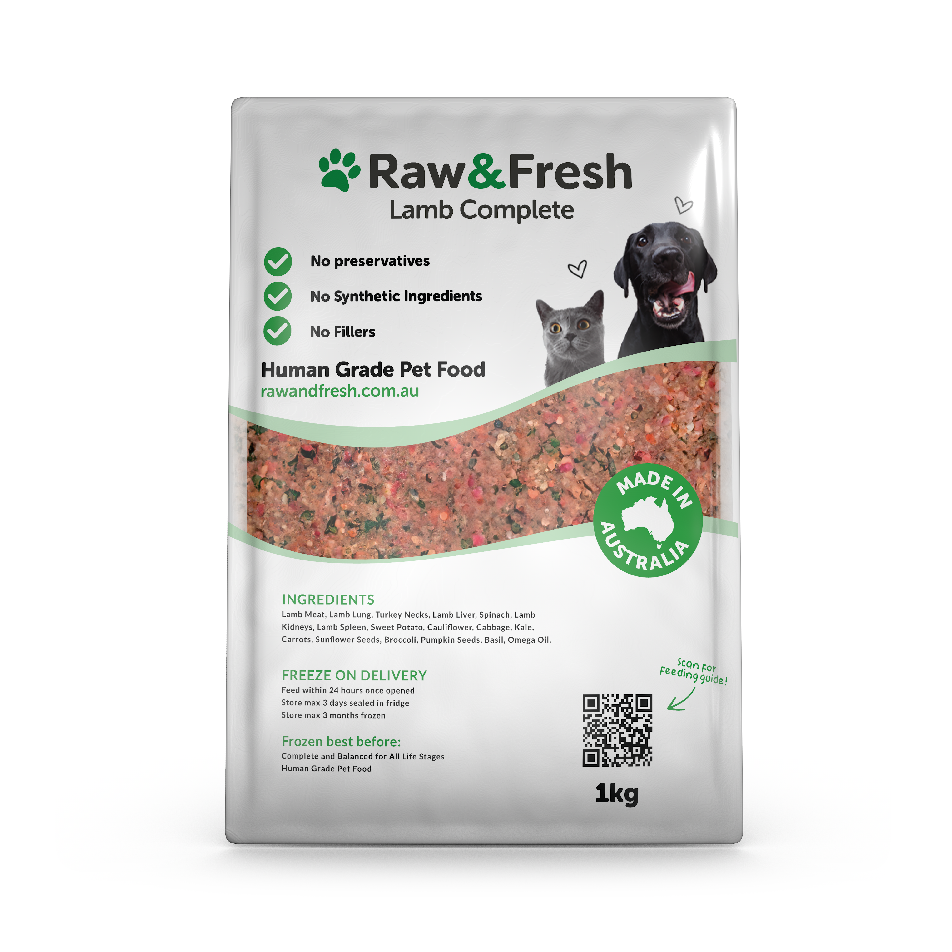 Lamb Complete for Dogs - 1kg Pack