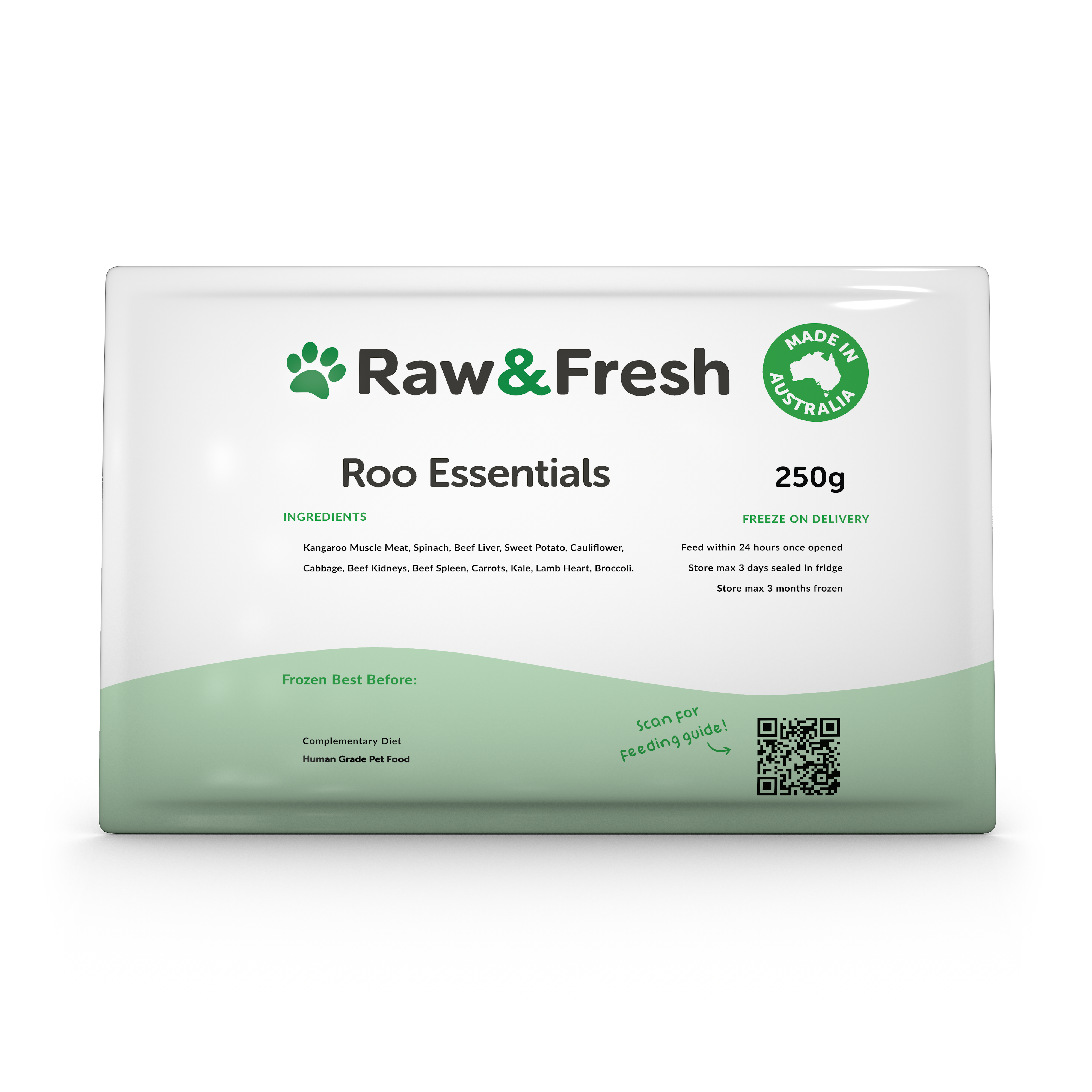 Roo Essentials Dog - 250g Pack