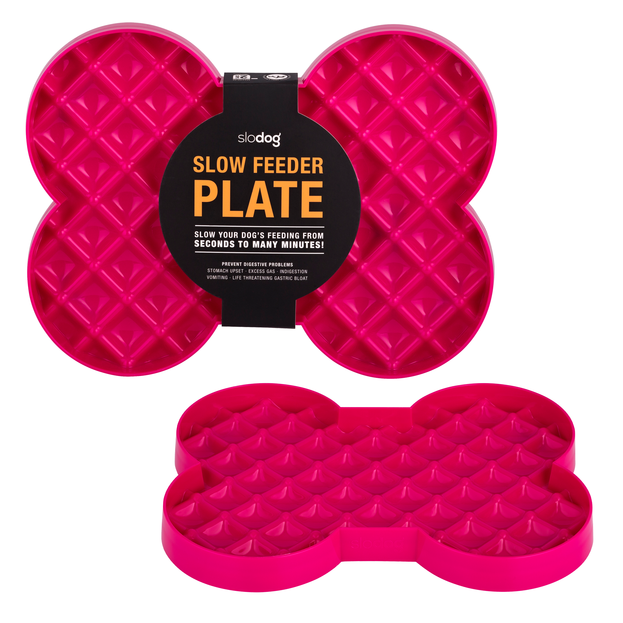 Pink LickiMat Slodog Plate