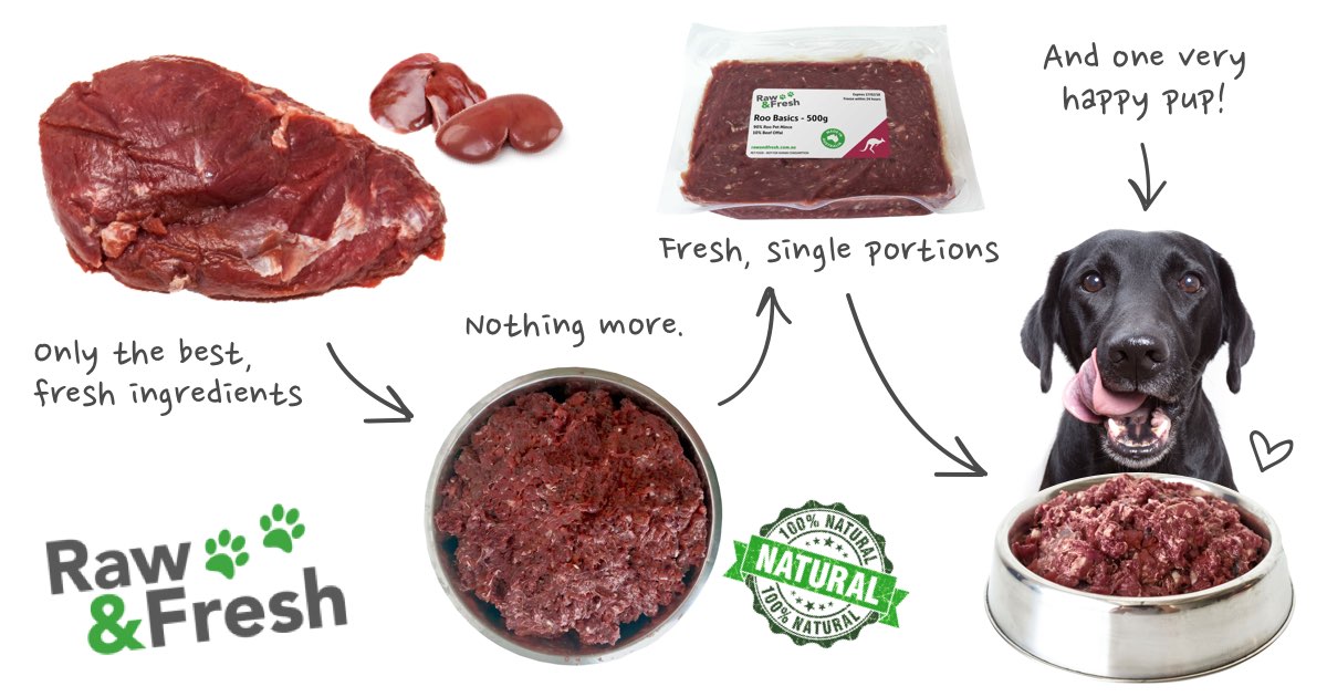 Kangaroo Mince Basics Raw Dog Food - Home Delivered | Raw & Fresh